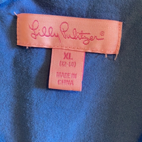 One shoulder ruffle Lilly Pulitzer summer dress - Picture 5 of 6